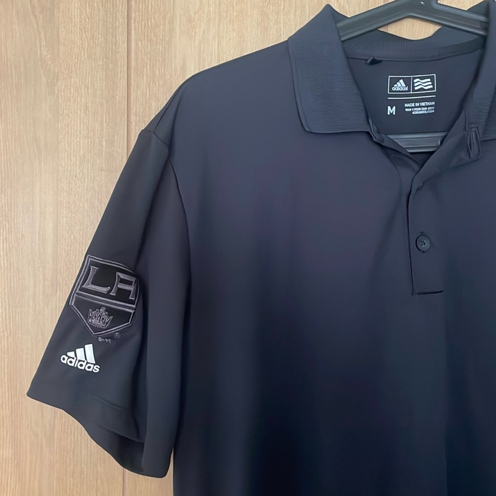 LA KINGS - REAL TEAM GEAR - SPECIAL EDITION ADIDAS POLO.